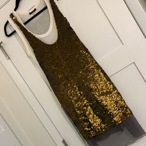 VERA WANG SEQUIN DRESS